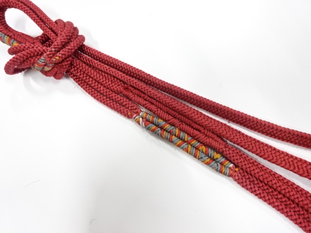 正絹　手組帯締め